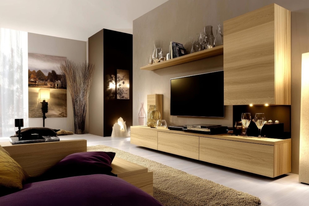 Alcove Cabinets & TV Units Designed