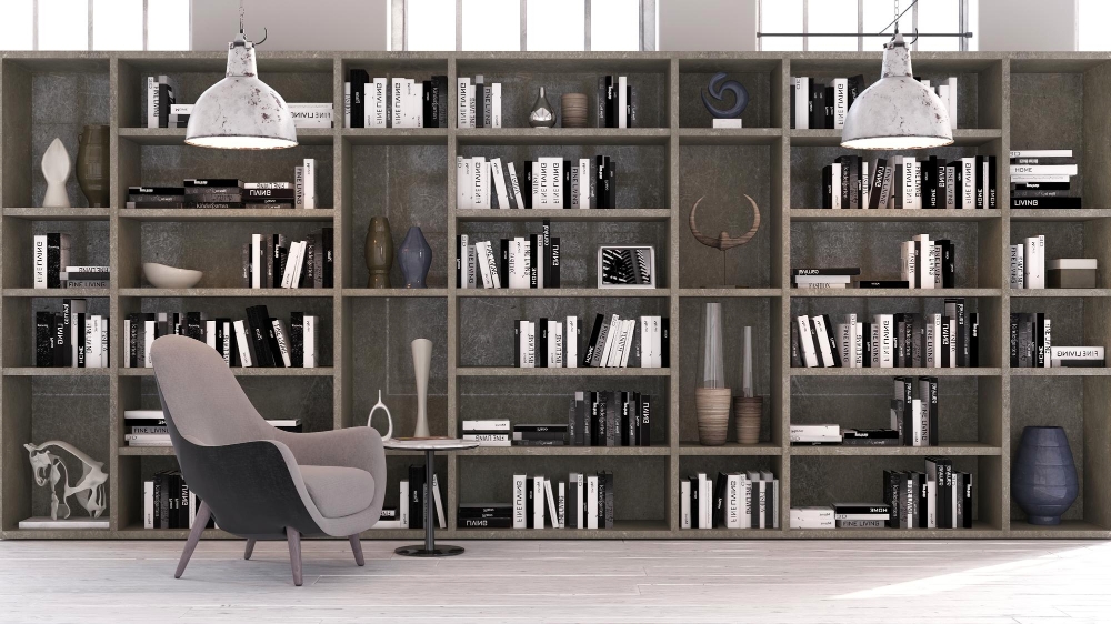 Wooden Bookshelves Designed