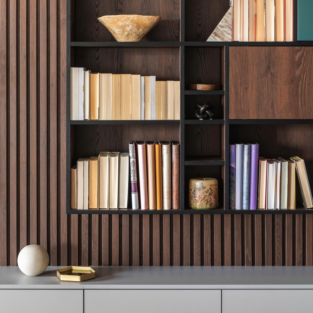 Wooden Bookshelves Designed