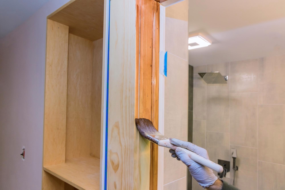 Bathroom Cabinet Painting Services