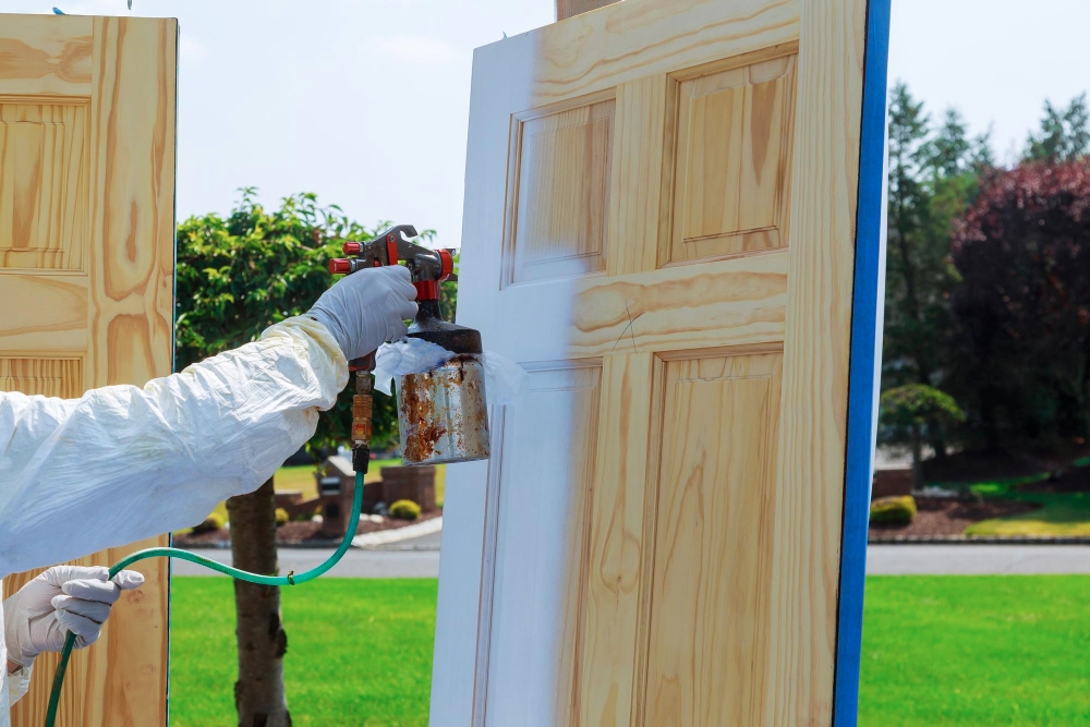 Wooden Door Painting Services